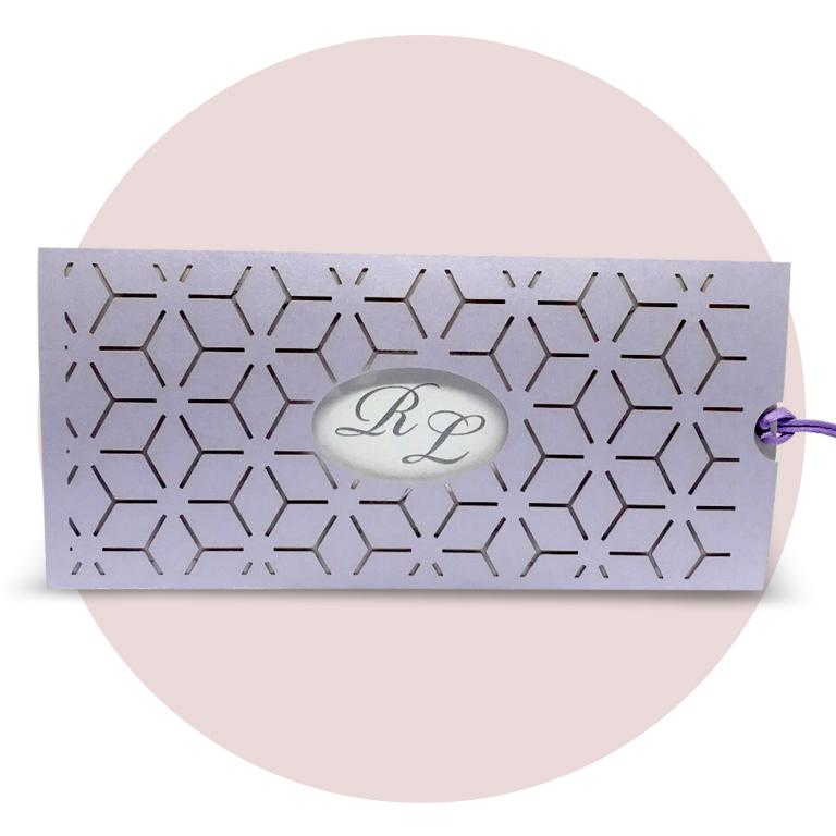 Immagine prodotto: Partecipazione di nozze modello 'laser' cod. LASERF2003