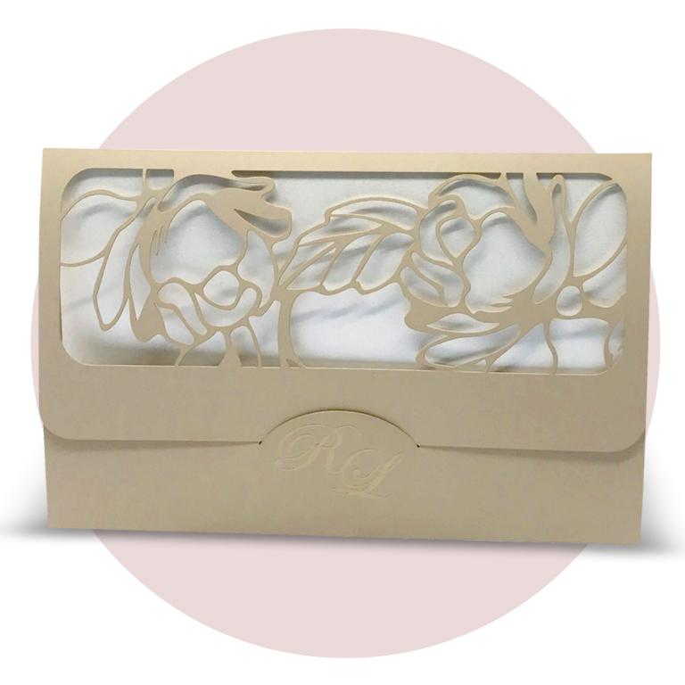 Immagine prodotto: Partecipazione di nozze modello 'laser' cod. LASERF2007