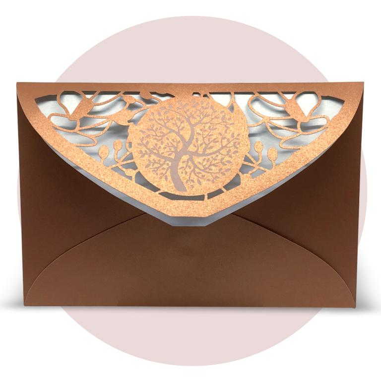 Immagine prodotto: Partecipazione di nozze modello 'laser' cod. LASERF2008