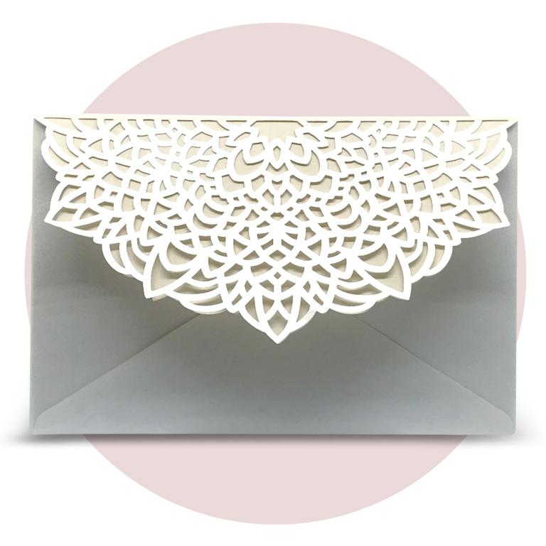 Immagine prodotto: Partecipazione di nozze modello 'laser' cod. LASERF2016