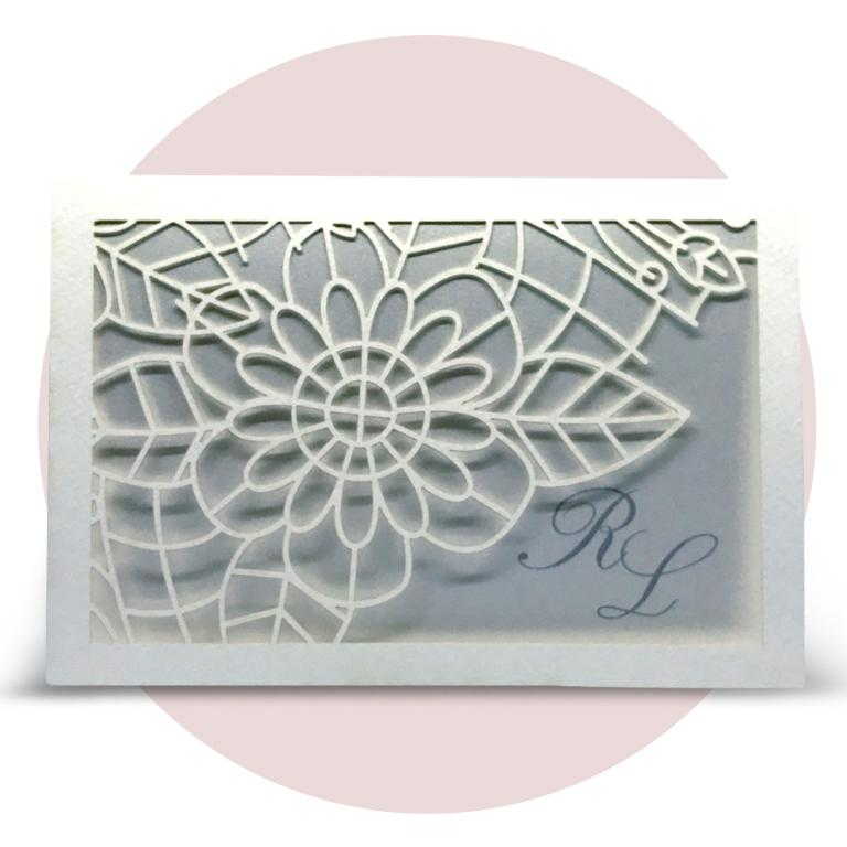 Immagine prodotto: Partecipazione di nozze modello 'laser' cod. LASERF2019