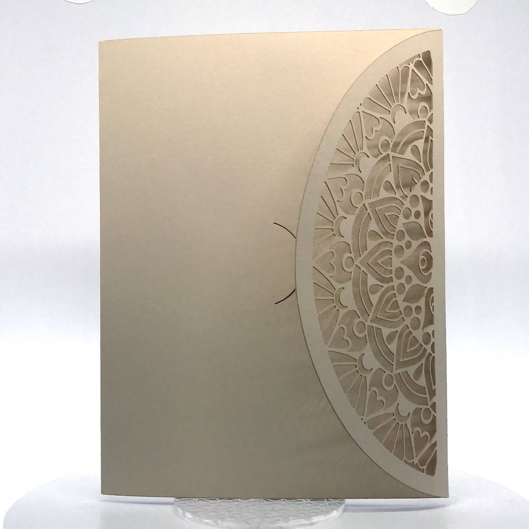 Immagine prodotto: Porta foto sposi in cartoncino Modello Laser Pof-2-3