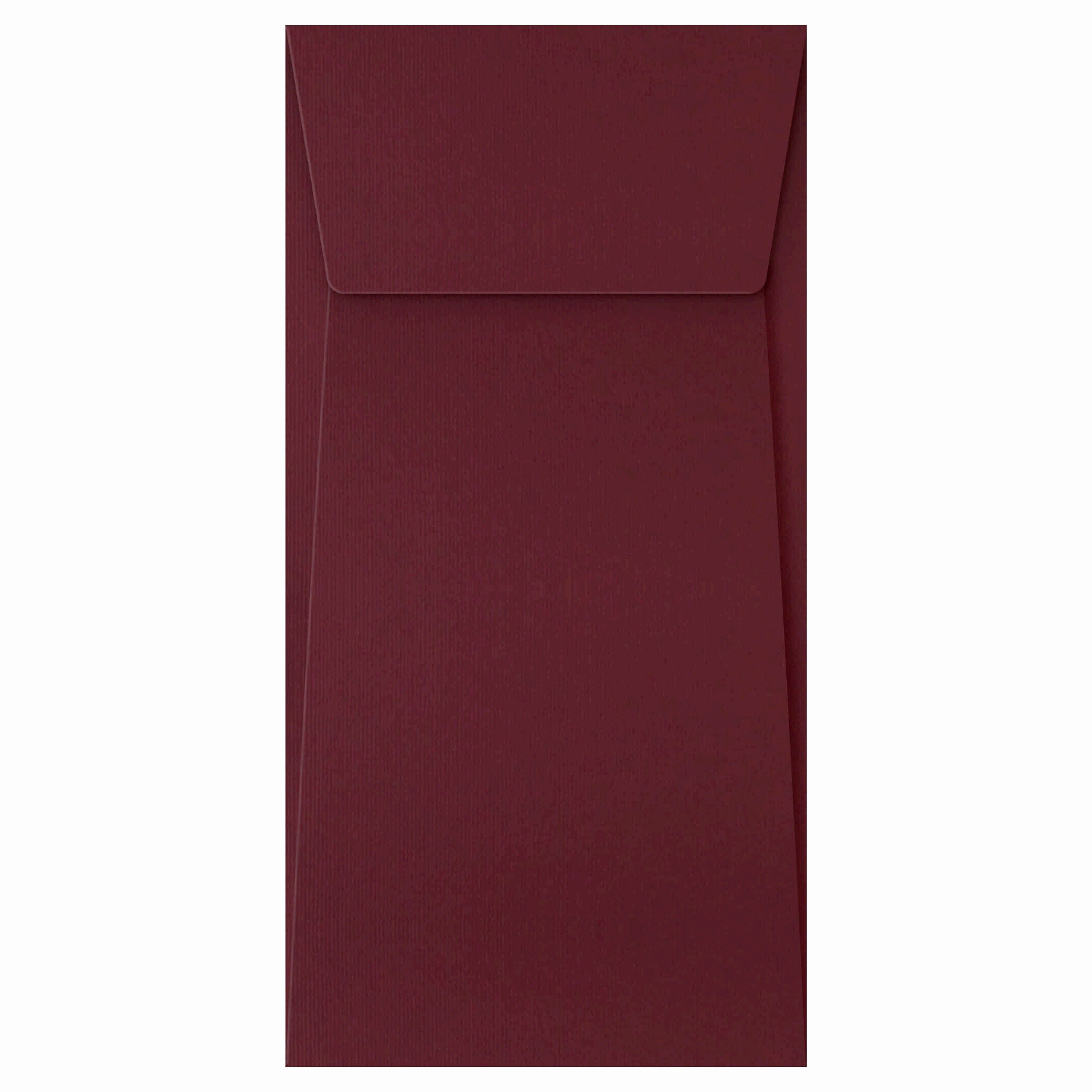 Immagine prodotto: Buste Partecipazioni Nozze fustellate colorate Bordeaux Rettangolare a sacchetto cm 11x22