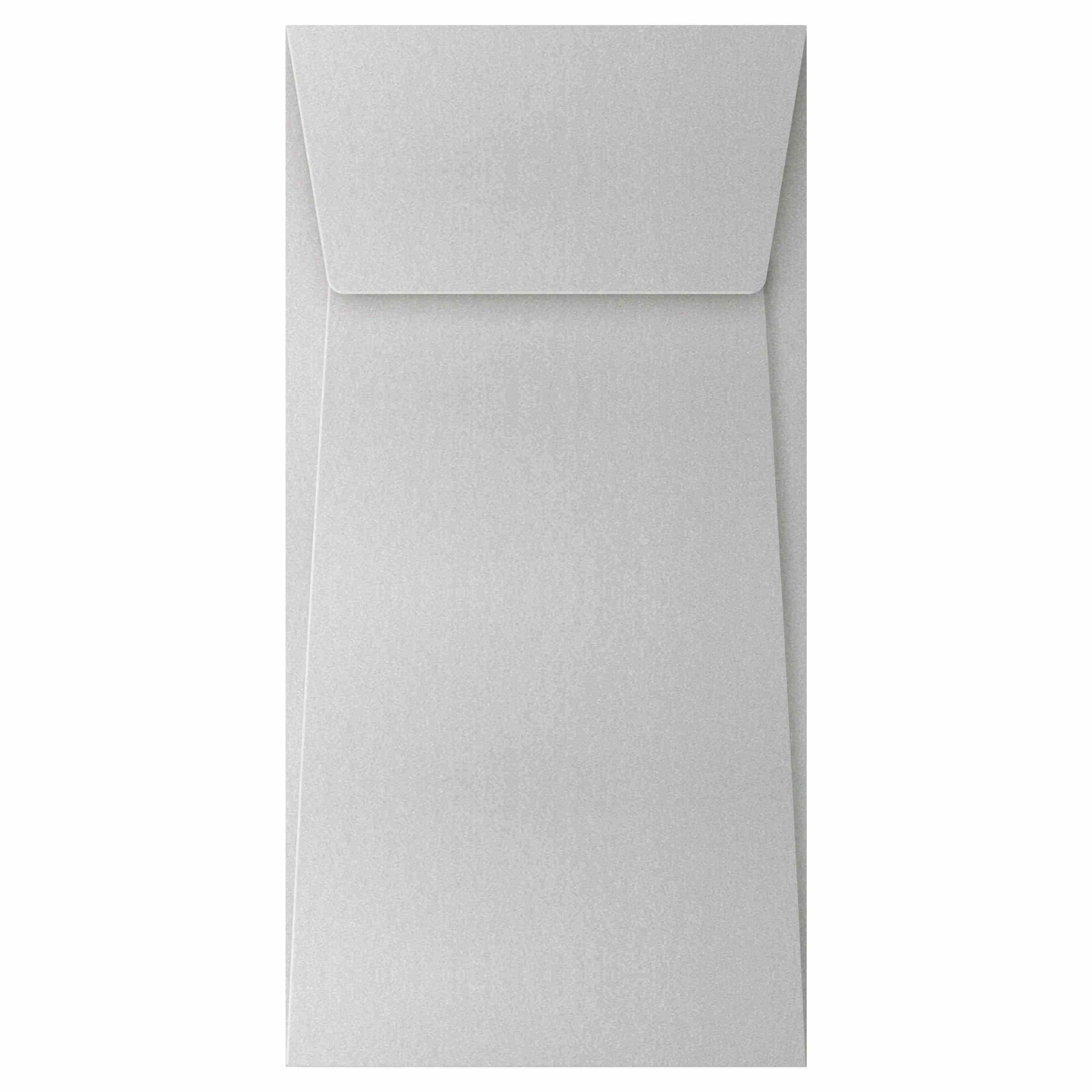 Immagine prodotto: Buste Partecipazioni Nozze fustellate colorate Argento Rettangolare a sacchetto cm 11x22