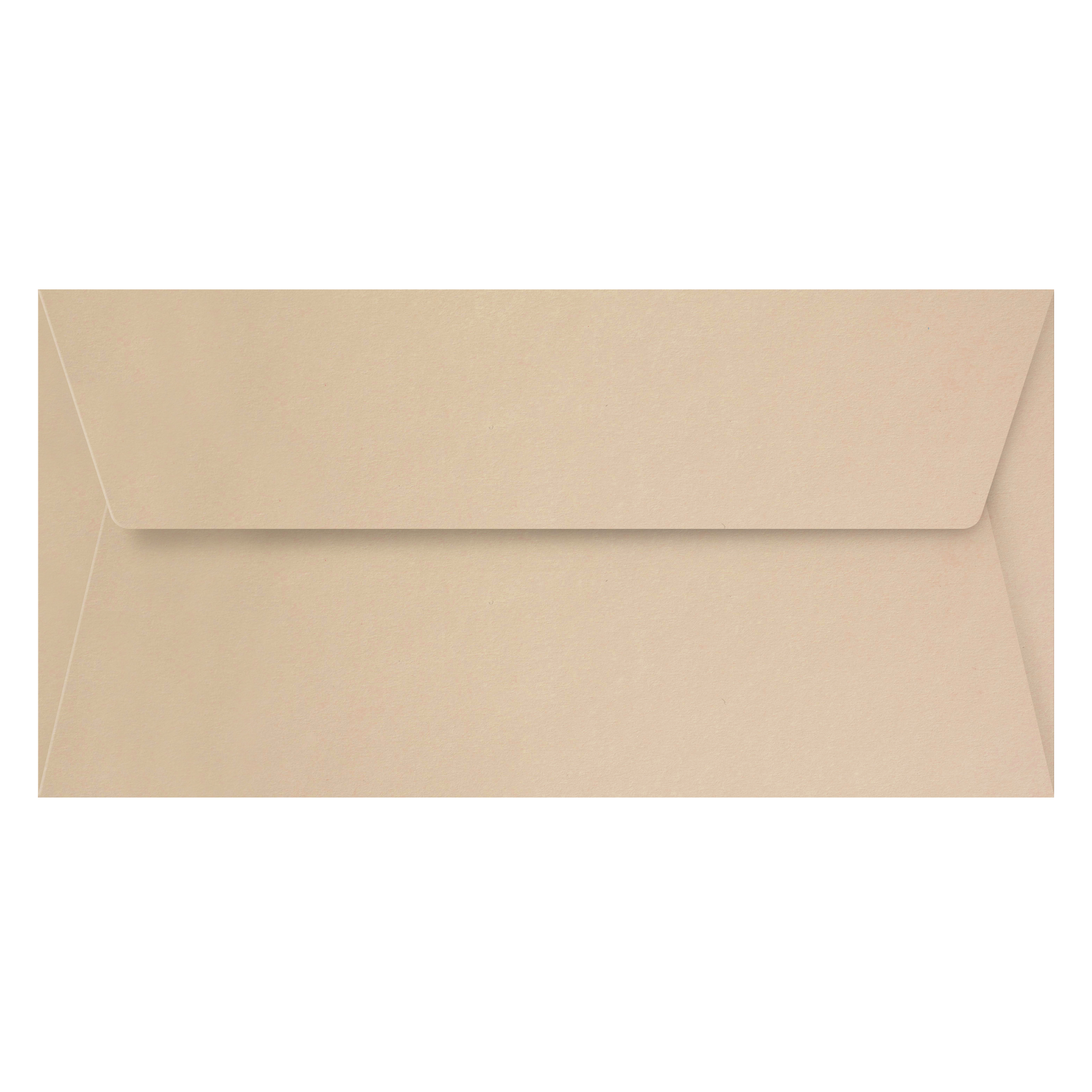 Immagine prodotto: Buste Partecipazioni Nozze fustellate colorate Rosa tendente all'avorio Rettangolare cm 11x22