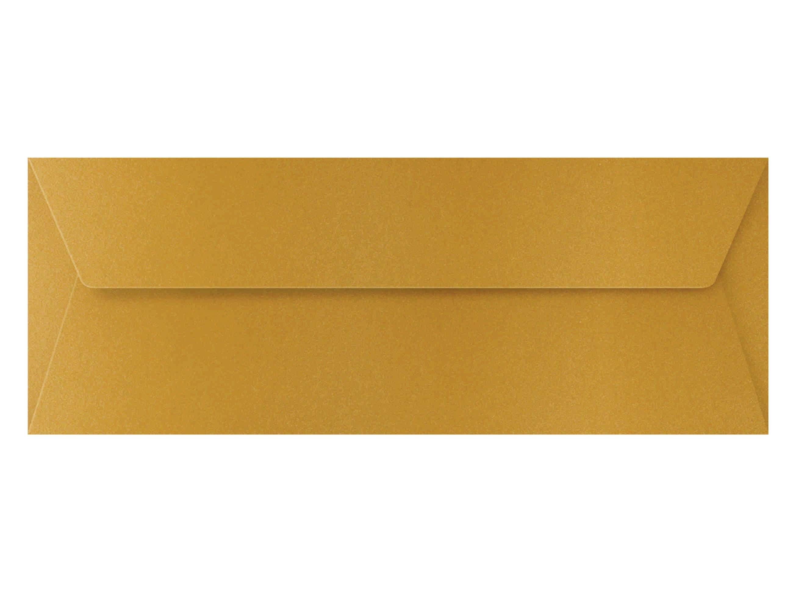 Immagine prodotto: Buste Partecipazioni Nozze fustellate colorate Oro Rettangolare cm 7,5x20,5